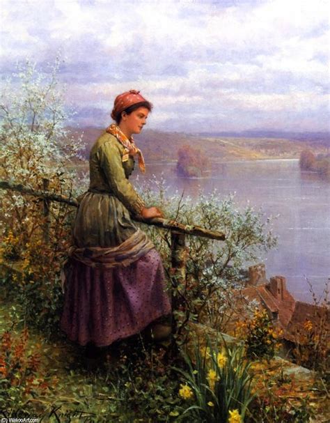 Reproductions D Art Contemplation De Daniel Ridgway Knight 1839 1924