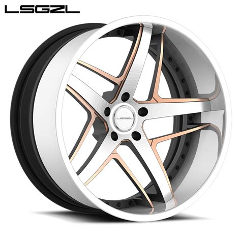 Lsgzl Aluminum Alloy Rims Wheels Passenger Car Chrome Big Lips Wheels - China Forged Wheel and ...