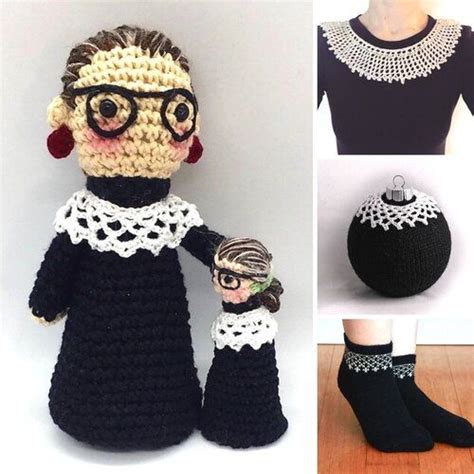 Ruth Bader Ginsburg Inspired Knit And Crochet Patterns Blog