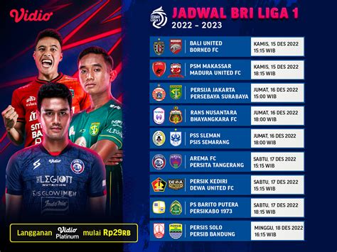 Jadwal BRI Liga 1 Pekan Ke-15, Bertabur Dengan Big Match!