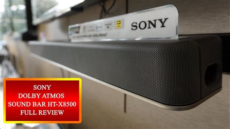 Sony HT X8500 Single 2 1Ch Soundbar With Dolby Atmos And Built In