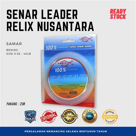 Senar Leader Samar Relix Nusantara Flurocarbon Lazada Indonesia