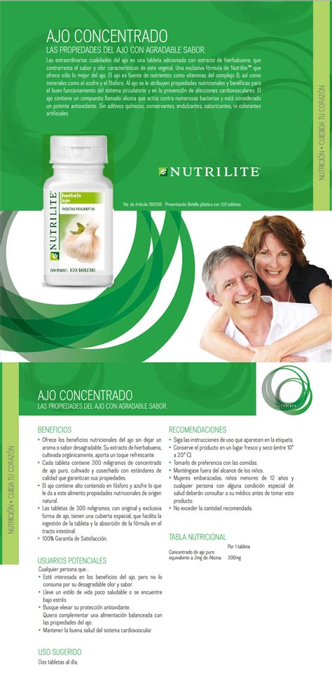 Pin De Jose Nokua En Amway Nutrilite Vitaminas Org Nicas Ajo