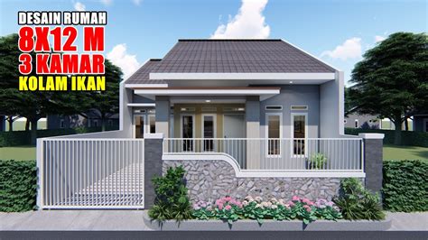 Rumah Minimalis 8x12 Tampak Depan Homecare24