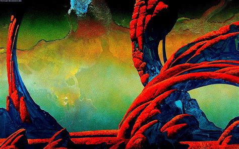 Pin By Fernando Javier On Roger Dean Wiews Roger Dean 70s Sci Fi