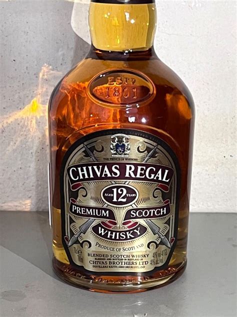 Chivas Regal Premium Scotch Whisky Aged Years Very Rare Tin Canister