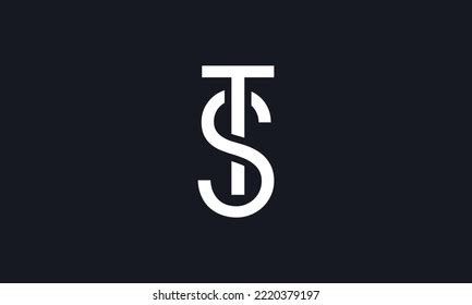 Letter Ts Logo Design Vector Stock Vector Royalty Free