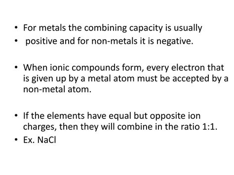 PPT - Ion Charge and the Formulas of Ionic Compounds PowerPoint ...