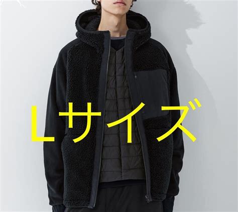 【未使用】ユニクロ ホワイトマウンテニアリング フリースフルジップ パーカ 黒 L Uniqlo 新品未使用 パーカー アウター 2の落札情報