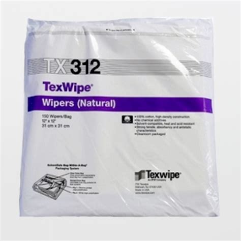 Texwipe® Tx312 Dry Cotton Non Sterile Cleanroom Wipes