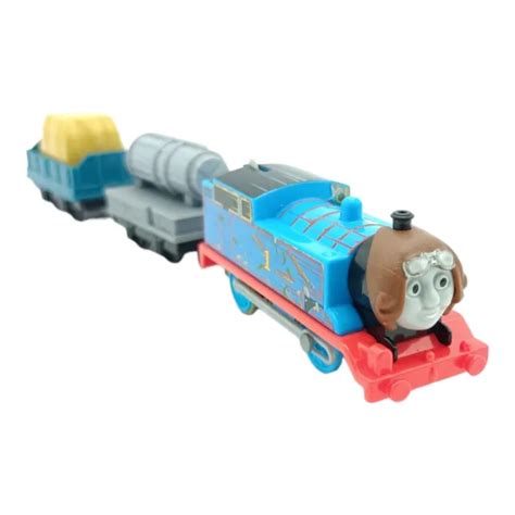 JET ENGINE THOMAS & Friends Trackmaster Motorised Train + Trucks Mattel ...