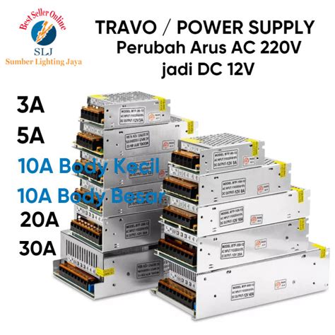 Trafo Led Strip V A A A A A Power Supply Adaptor Switching