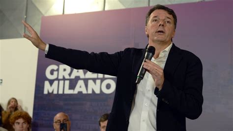 Renzi E La Tentazione Moratti Candidata In Lombardia Decideremo Con