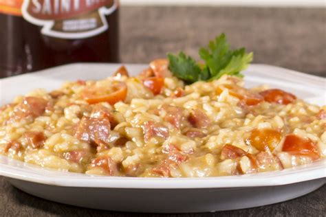 Risoto de linguiça Blumenau CLAUDIA