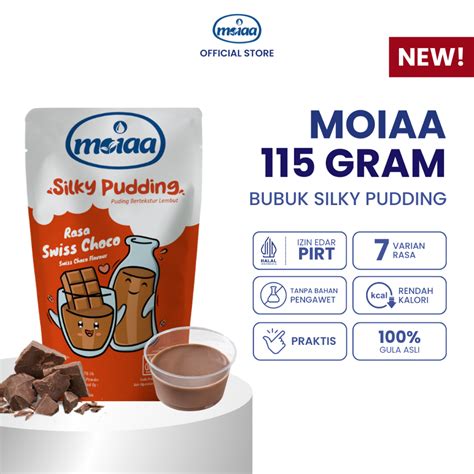 Jual Moiaa Silky Pudding Gram Bubuk Puding Cemilan Praktis