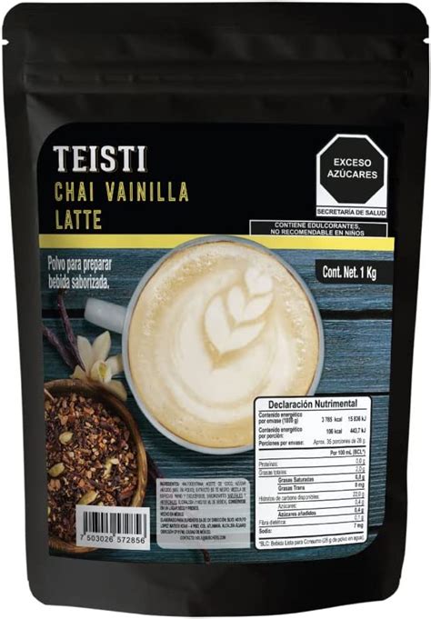 Teisti Chai Vainilla Latte 1kg Amazon Mx Alimentos Y Bebidas