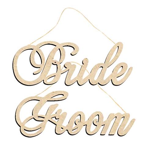 Best Chair Signs For The Bride And Groom