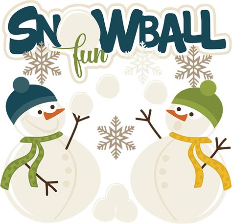 Snowball Fun Svg Snow Svg Files For Scrapbooking Winter Svg Files Cute