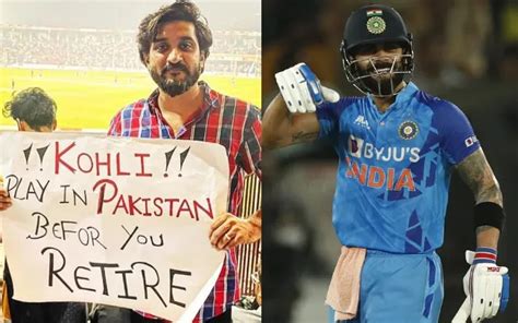 Pakistan Vs England Pakistani Fan Comes Up With Banner Requesting