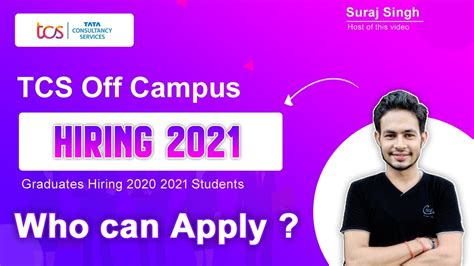 Tcs Off Campus Hiring Yop Apply Now How To Join Tcs