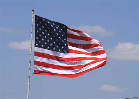 American Flag Flying Stock Photos - Image: 19975923