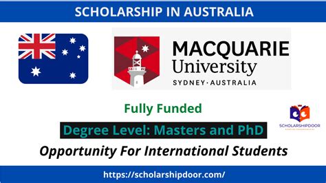 Macquarie University Scholarship 2023 In Australia Fully Funded