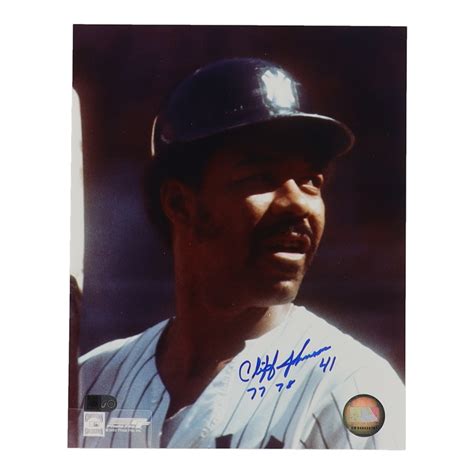 Cliff Johnson Signed Yankees 8x10 Photo Inscribed 77 78 AIV