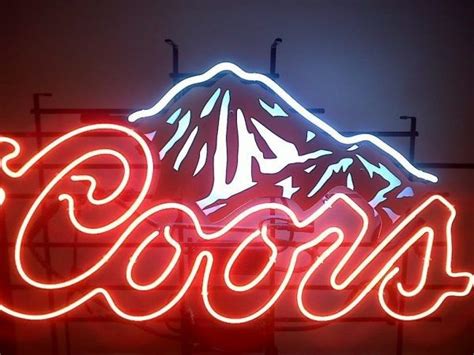 Coors Light Neon Sign Real Neon Light DIY Neon Signs Custom Neon