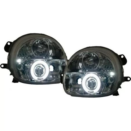 Headlights Angel Eyes Ccfl Renault Twingo Chrome Fronts