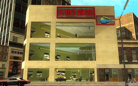 The revival of car dealership Ottos autos for GTA San Andreas