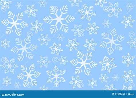 Blue Snowflakes Background (vector) Stock Photos - Image: 11329433