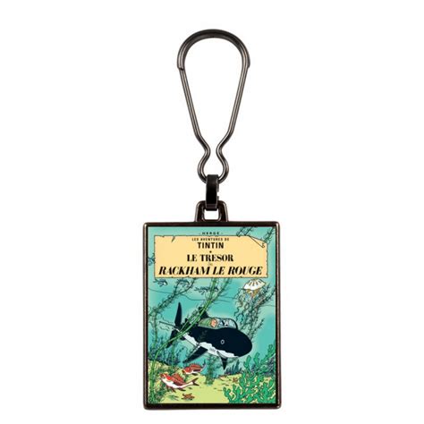 Metal Keyring The Adventures of Tintin Le Trésor de Rackham le Rouge