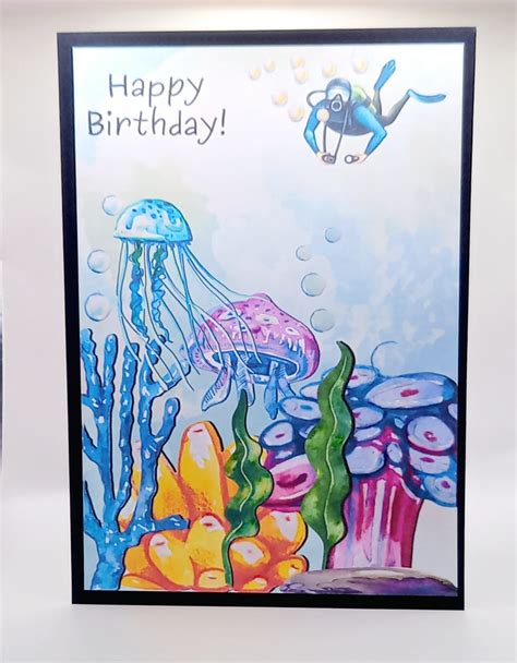 Under The Sea Birthday Card My Craft Shop