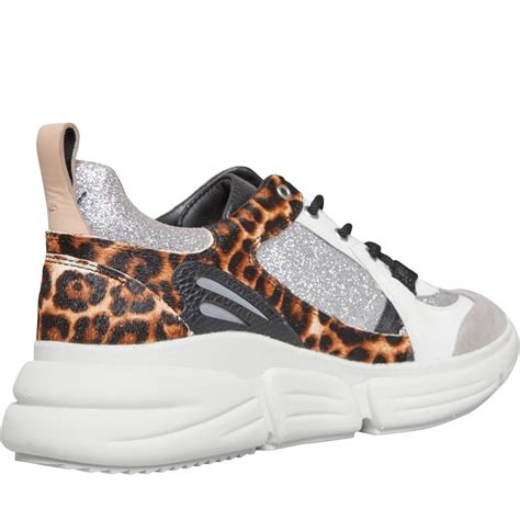 Buy Clarks Womens Tri Comet Lace Trainers Leopard Print