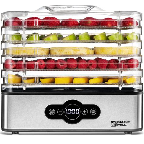 Snapklik Magic Mill Food Dehydrator Machine5 Stackable Stainless