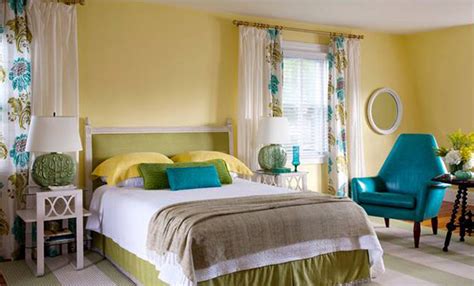 15 Refreshing Bedrooms in Yellow and Green Colors | Home Design Lover