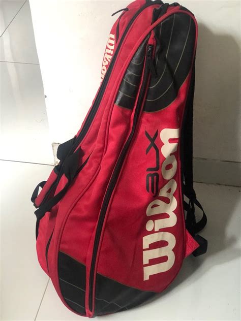 Tas Raket Tenis WILSON Original 9R Tennis Bag On Carousell