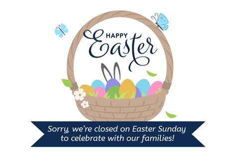 Appealing Business Closed for Easter Sign Template | Square Signs