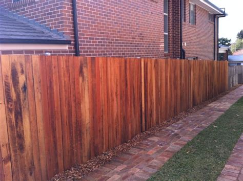 Hardwood Fencing Professionally Installed Sydney Fence Builders