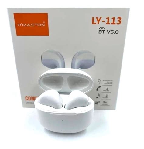 Fone Ouvido Pequeno Potente Air Pods Hmaston Ly113 Bluetooth