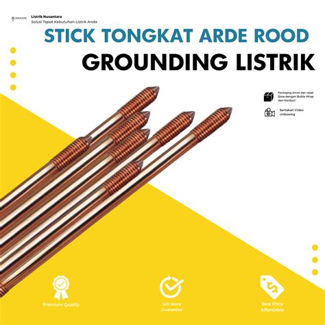 jual grounding stick rod rood batang arde pengaman instalasi