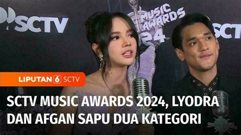 Lyodra Dan Afgan Sapu Dua Penghargaan Di SCTV Music Awards 2024