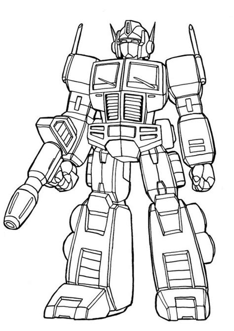 Free And Easy To Print Transformers Coloring Pages Tulamama