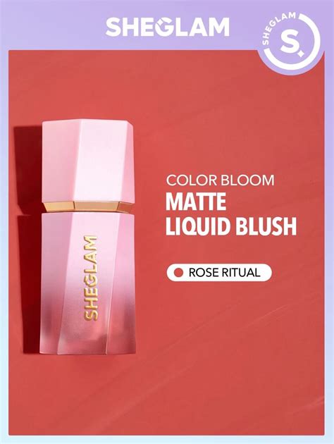 Sheglam Color Bloom Liquid Blush Matte Finish Rose Ritual ⋆ Womens Store