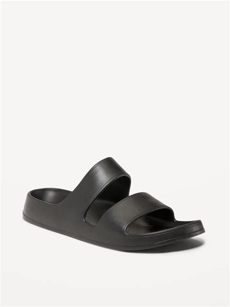 Double Strap Slide Sandals Partially Plant Based Old Navy