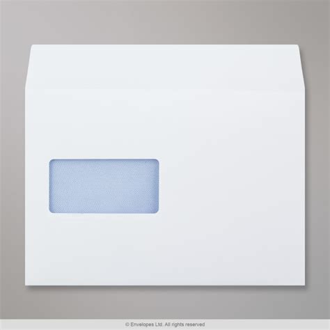 Envelope branco com janela 162x229 mm (C5) | 23708 | envelopes.pt