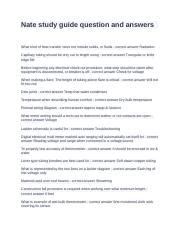 Nate study guide question and answers.docx - Nate study guide question ...