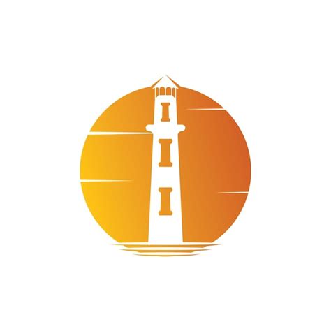 Logotipo Do Cone Do Farol E Design De Torre De Farol De Ilustra O