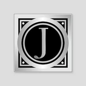 J Monogram Stickers - CafePress