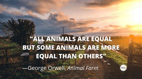 10 Equal Quotes From Animal Farm By George Orwell Orwell Animal